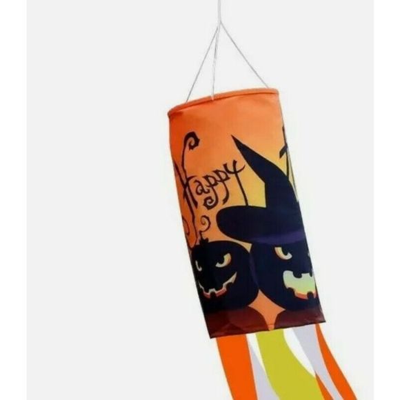 Brand New TechKen Halloween Windsock Garden Decoration Outdoor Jack-o'-lantern - Picture 1 of 2